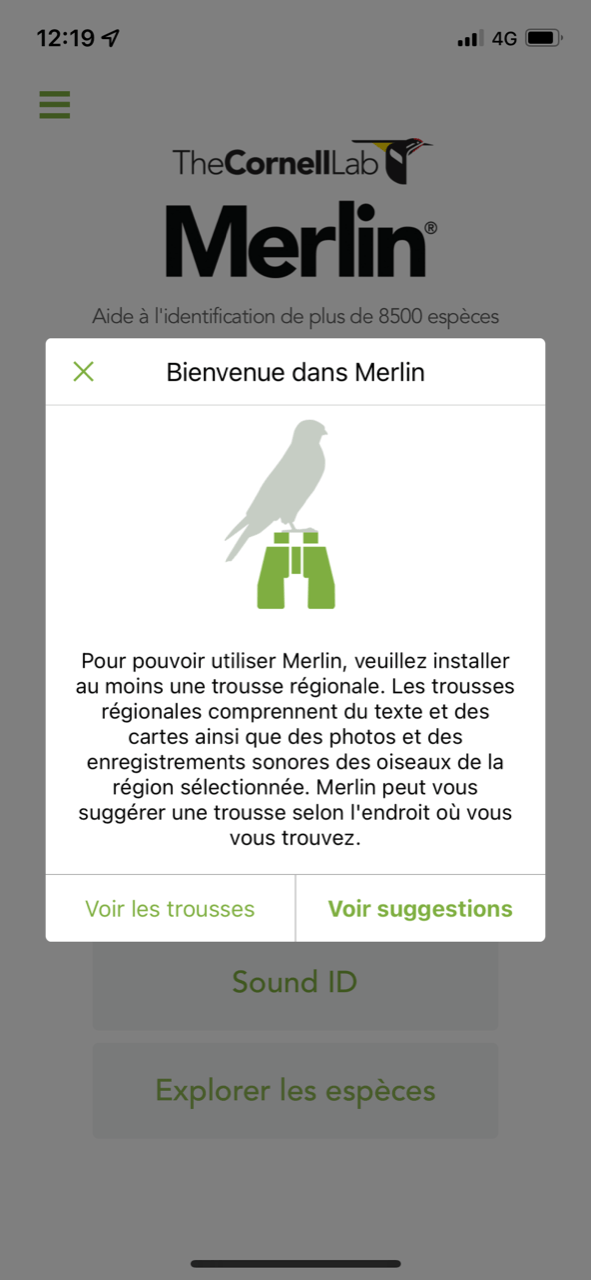 Identifier un chant d'oiseau avec l'application Merlin Bird ID - Trousses régionales