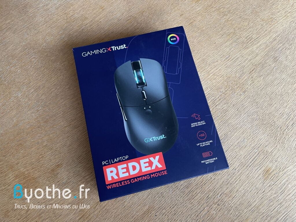 Test Trust GXT 980 Redex : la souris gaming sans fil et très abordable ! Emballage