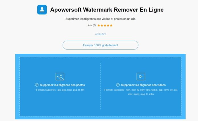 Supprimer le filigrane sur une photo avec Apowersoft Watermark Remover