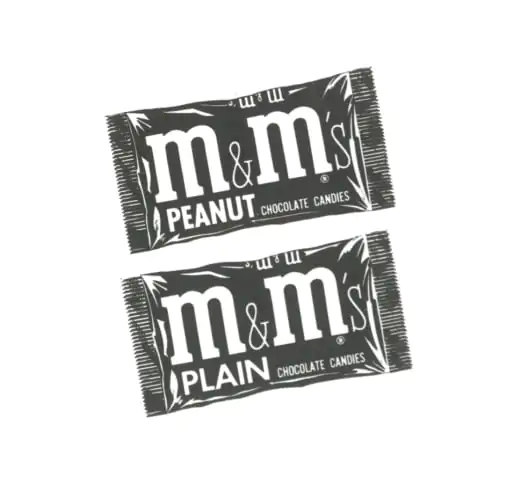 mms bonbons chocolat emballage brun | Pourquoi les M&M's s'appellent-ils M&M's ?