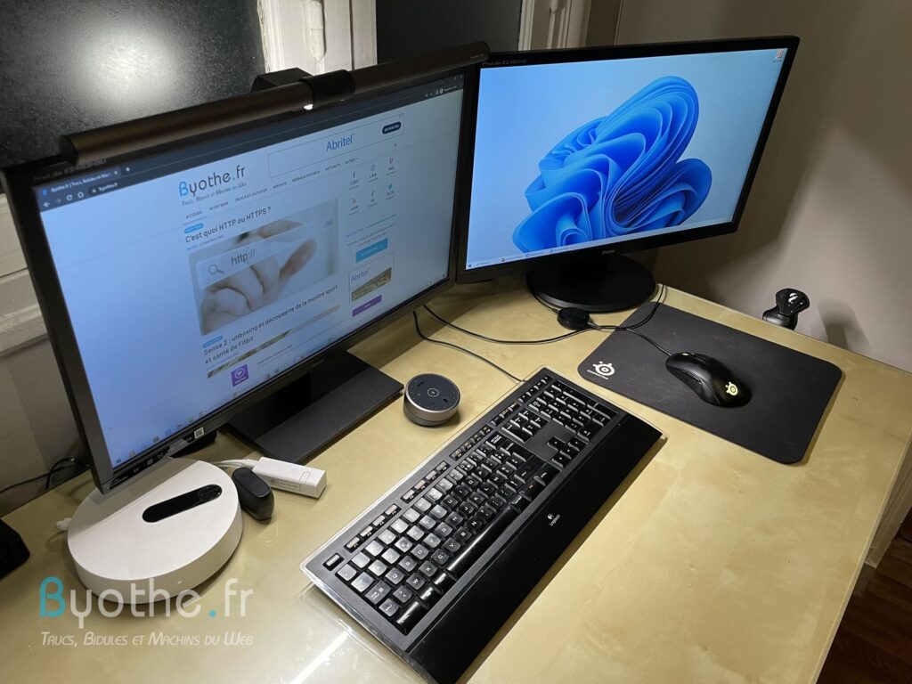benq screenbar halo 34 | Test : BenQ ScreenBar Halo éclaire votre bureau avec brio !