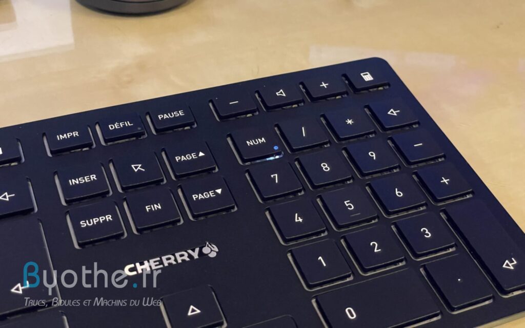 Test du clavier Cherry KW 9100 Slim