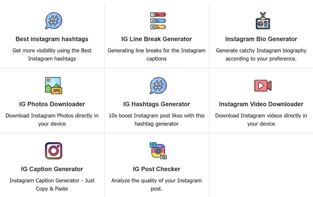 8 outils utiles pour Instagram