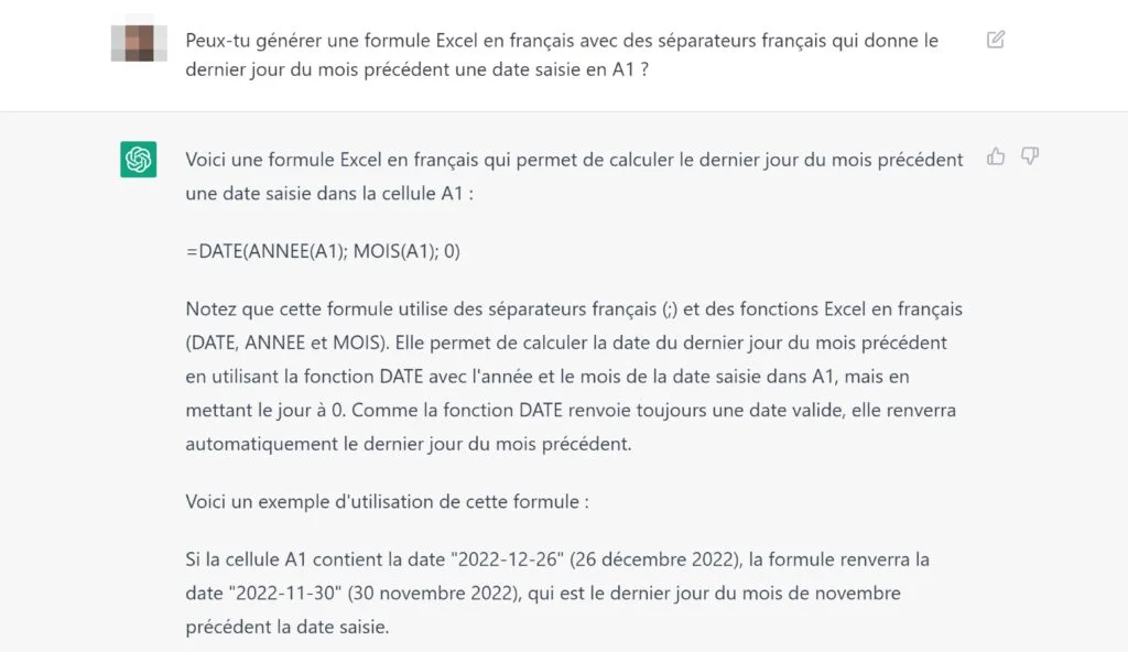 ChatGPT, l'IA qui vous aide à créer des formules Excel 1 Générer des formules Excel avec ChatGPT