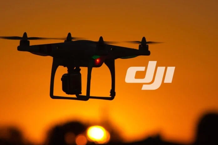 Drone DJI - coucher de soleil