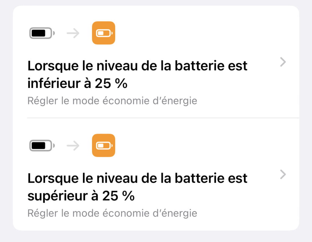 Batterie jaune sur iPhone : comment désactiver le mode économie d'énergie