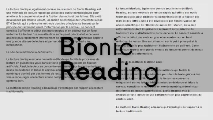 Bionic Reading, la méthode révolutionnaire de lecture rapide