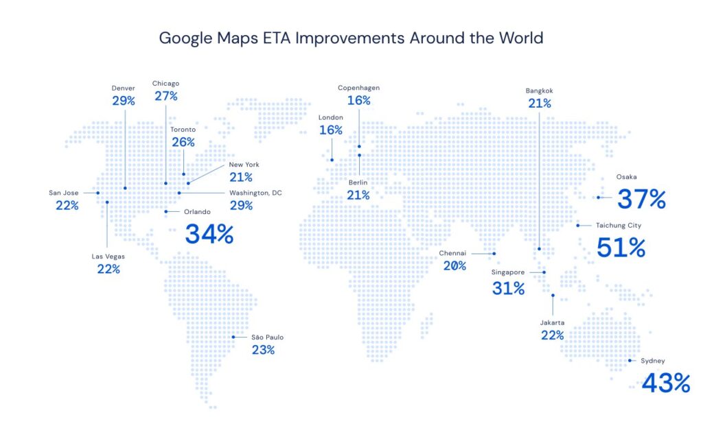 amelioration eta google maps | Comment Google Maps "connaît" le trafic en temps réel ?