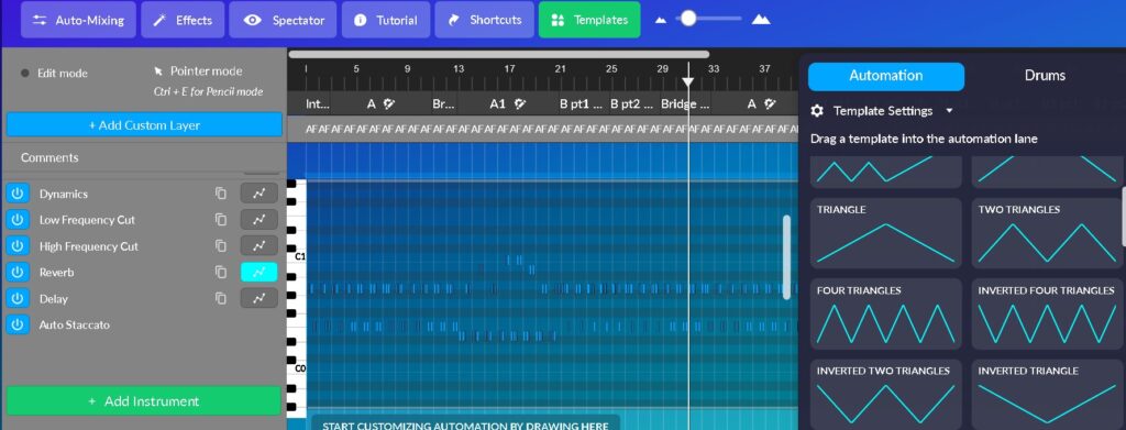 automation reverb editor | L’intelligence artificielle d’AIVA vous aide à composer des musiques originales