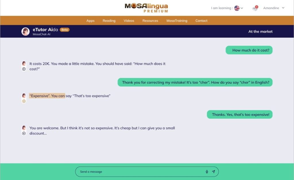 MosaLingua révolutionne l'apprentissage des langues avec un tuteur virtuel basé sur l'intelligence artificielle 1 MosaChat-AI