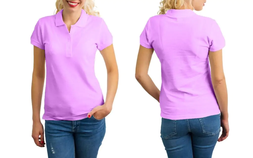 recolor femme t shirt rose | Recolor : un outil pour changer la couleur d'une image avec l'IA