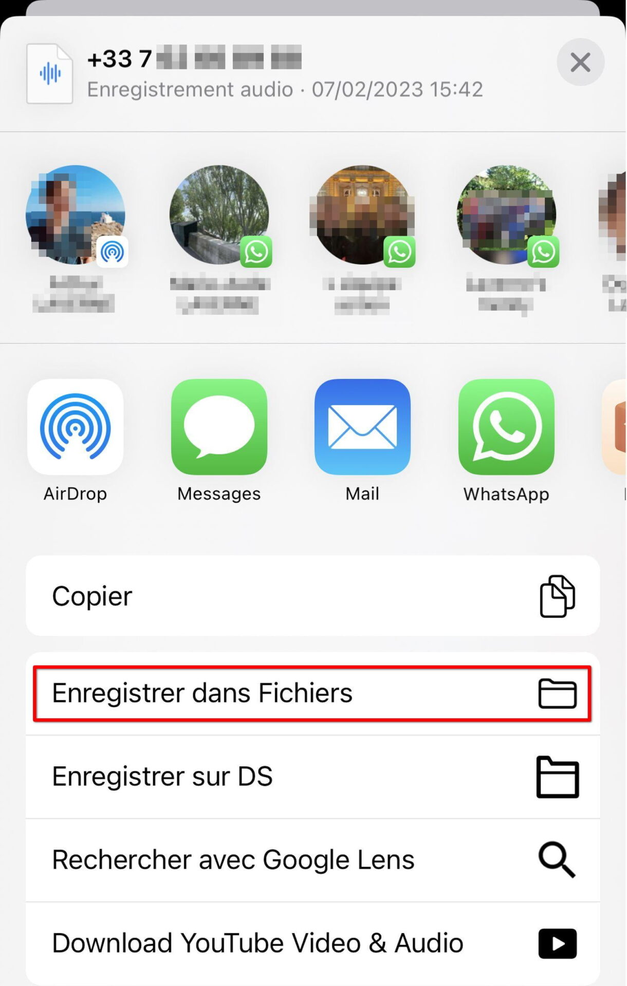Message vocal sur iPhone, comment les sauvegarder
