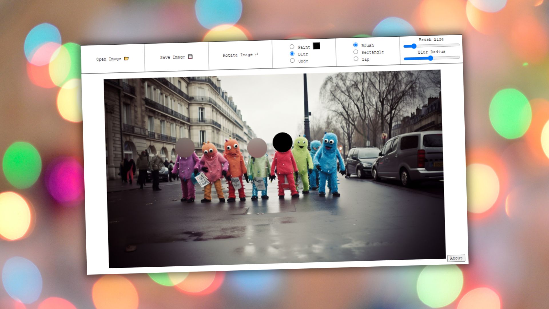 anonymiser une photo - Image Scrubber