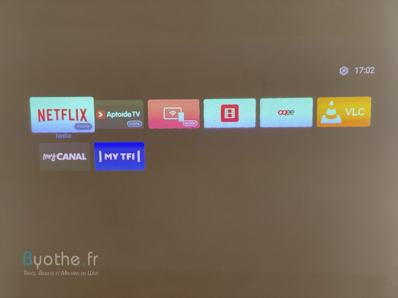 Vidéoprojecteur comment installer Netflix sur XGIMI
