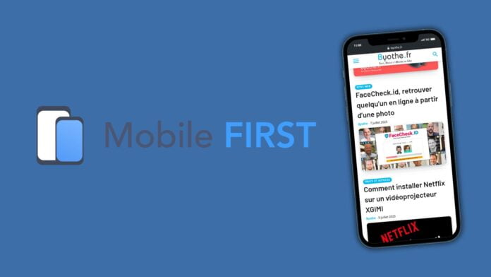 Mobile FIRST - simulateur iPhone