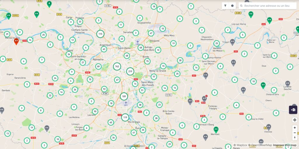 Fdep Bmap Recharge Map.pdf Electromaps, carte des bornes de recharge pour voitures électriques