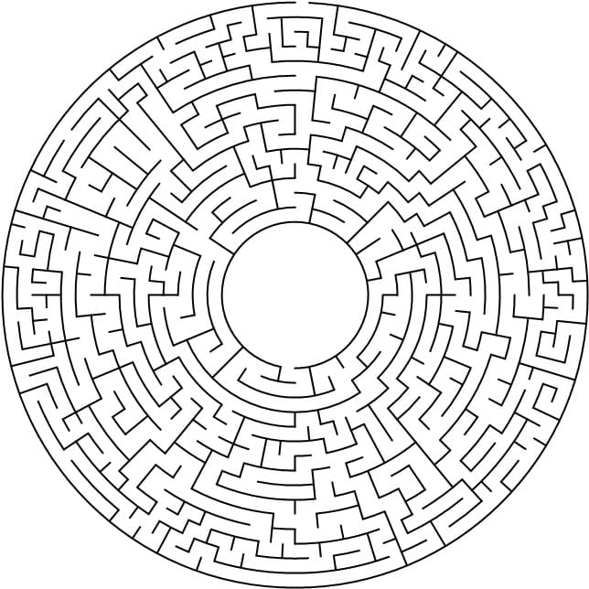 Maze Generator - Labyrinthe circulaire