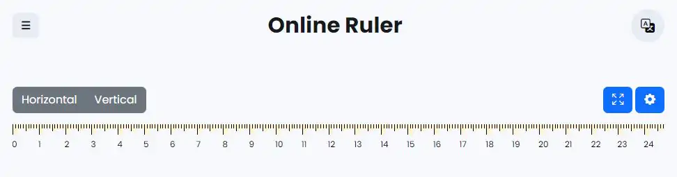 OnlineRulers.com - Règle en ligne pour tout mesurer