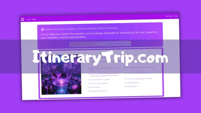 ItineraryTrip : Planifiez vos vacances avec l'intelligence artificielle