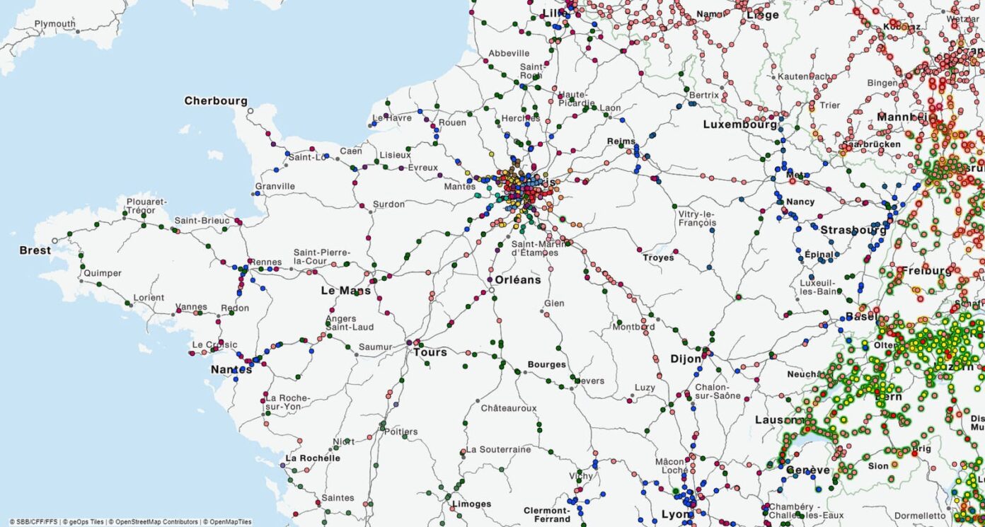 Mobility Portal de geOps : une carte interactive des transports en ...