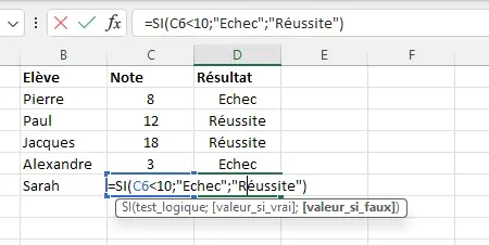 Formules indispensables Excel - Si