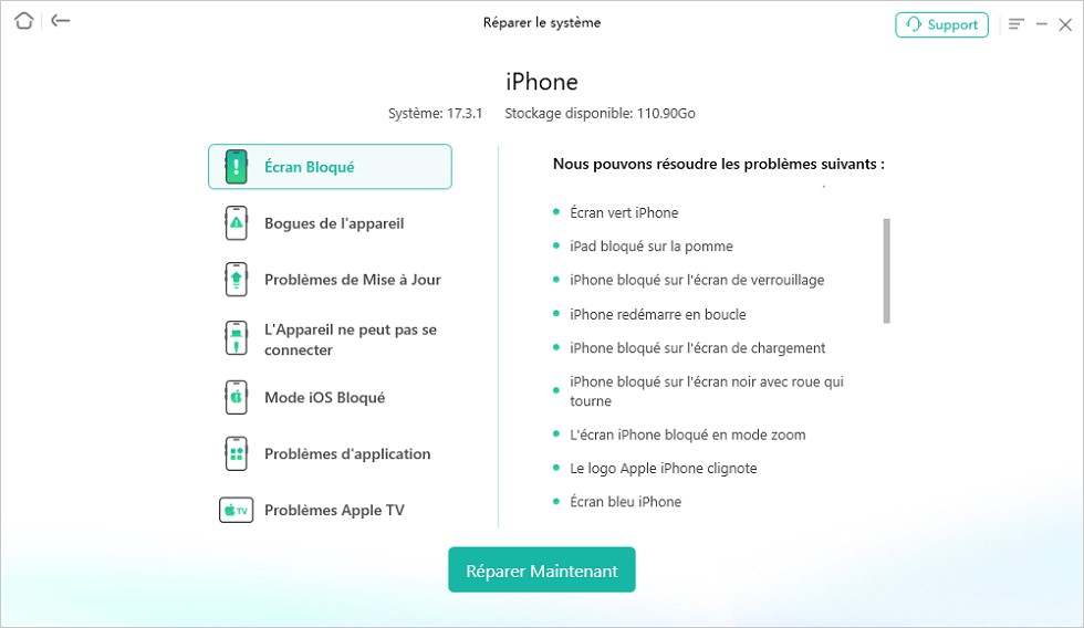 imobie anyfix 2 | Comment réparer un iPhone qui s'allume sur la pomme et s'éteint