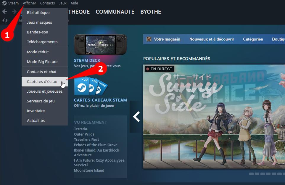 steam captures ecran | Comment trouver le dossier des captures d'écran Steam