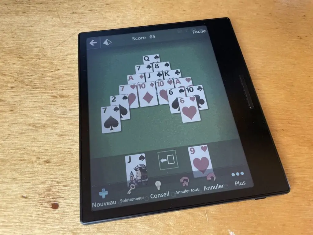 Jeux gratuits pour liseuse - Microsoft Solitaire Collection