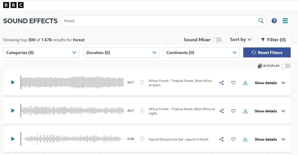 33 000 effets sonores gratuits de la BBC à explorer absolument ! Sound Effects - Recherche