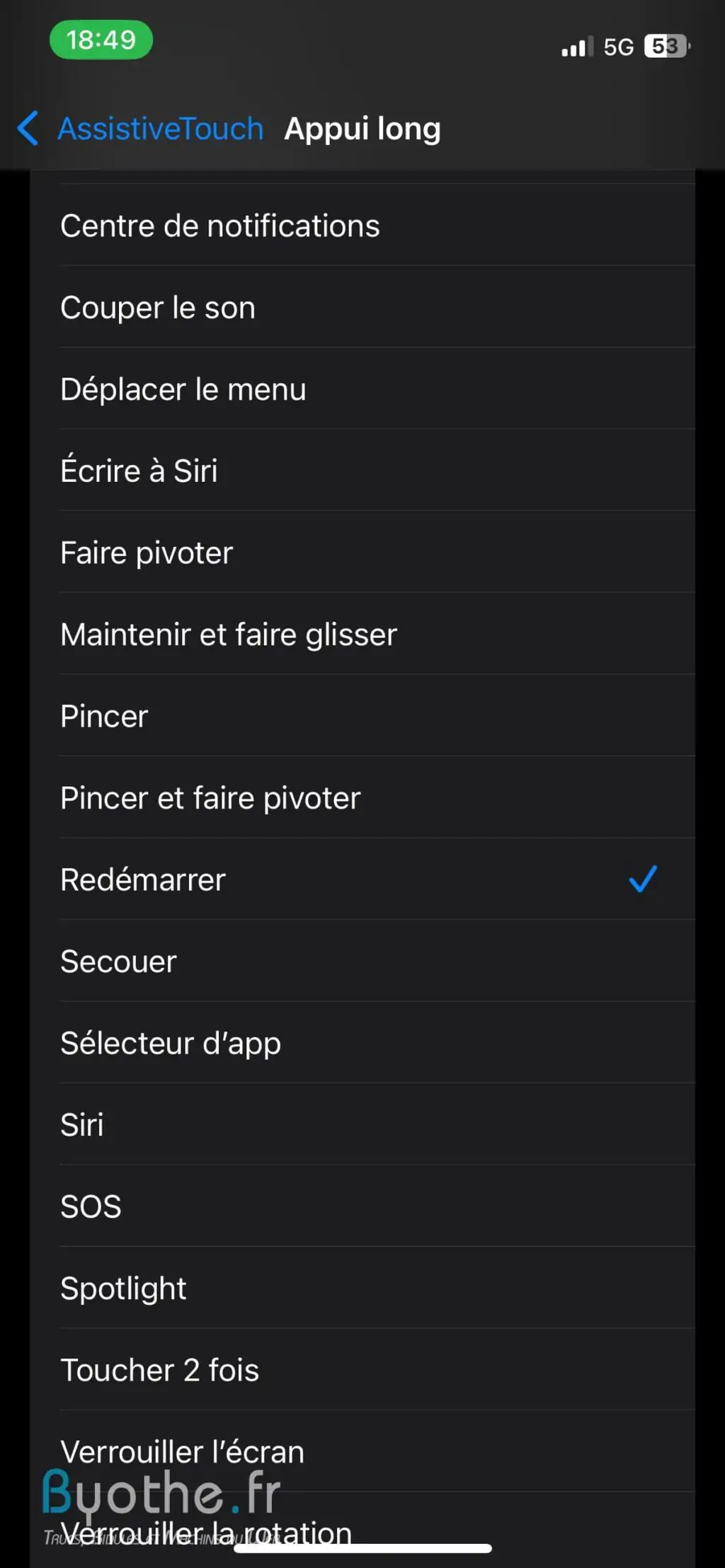 Comment redémarrer un téléphone sans le bouton power - iPhone