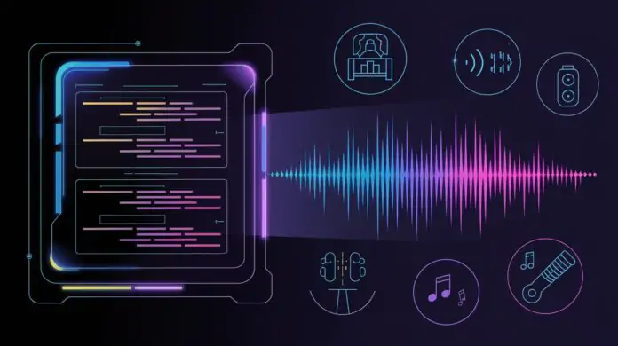 Les multiples usages des IA text-to-audio : voix, sons et musique