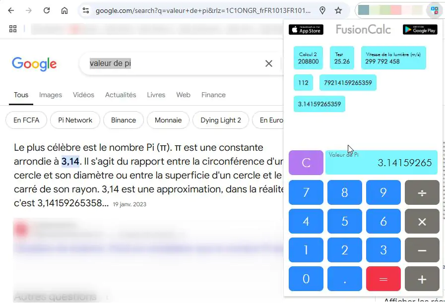 fusioncalc calculatrice intelligente | FusionCalc : une calculatrice intelligente directement sur Chrome