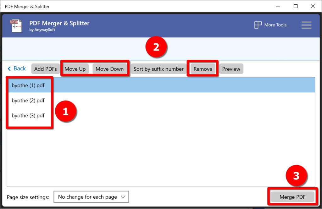 PDF Merger & Splitter - Merge PDF / Fusionner des fichiers PDF