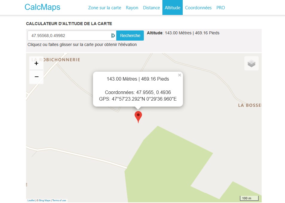 CalcMaps, une suite d'outils pour manipuler des cartes