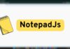 NotepadJs : le bloc-notes Windows recréé pour le web ? NotepadJs