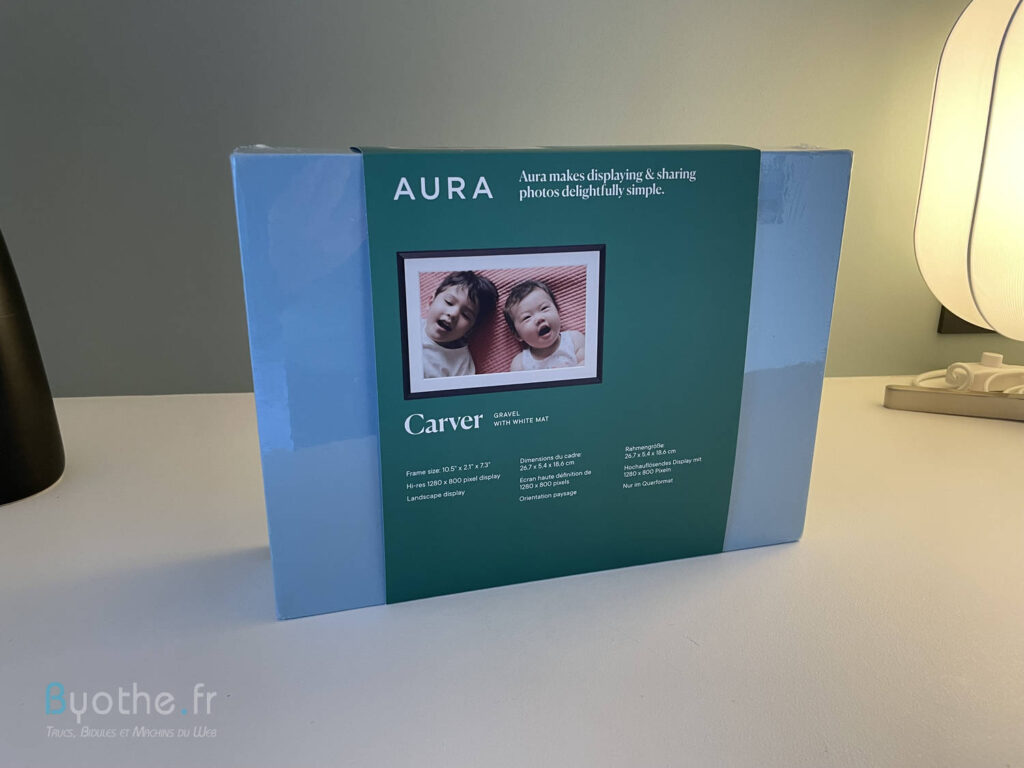 Test du cadre numérique Aura Carver Mat 10" - Aimer, c'est partager ! 1 Test du cadre numérique Aura Carver Mat 10" - Byothe.fr