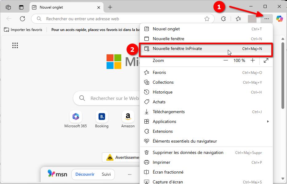 Que se passe-t-il vraiment lorsque vous activez la navigation privée ? 4 Navigation privée sur Edge