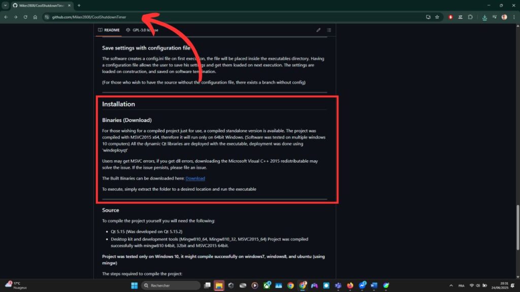 CoolShutdownTimer : éteignez votre PC automatiquement et simplement 1 CoolShutdownTimer-installation