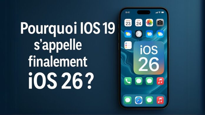 Pourquoi iOS 19 s'appelle finalement iOS 26 ? Apple casse les codes (et pas qu’un peu)