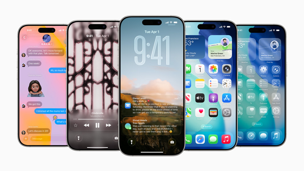 Pourquoi iOS 19 s'appelle finalement iOS 26 ? Apple casse les codes (et pas qu’un peu) 1 Liquid Glass Design - iOS 26