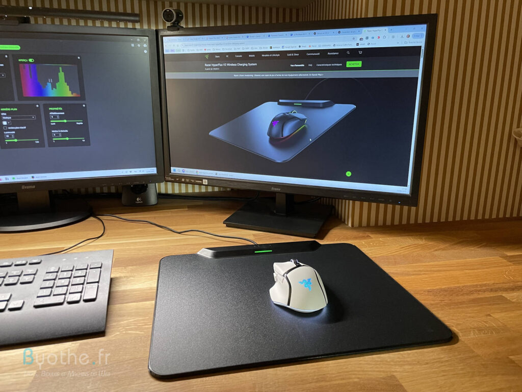 Test : Razer HyperFlux V2 le tapis de souris révolutionnaire + Présentation de la souris Razer Basilisk V3 Pro 18 Tapis de souris Razer HyperFlux V2