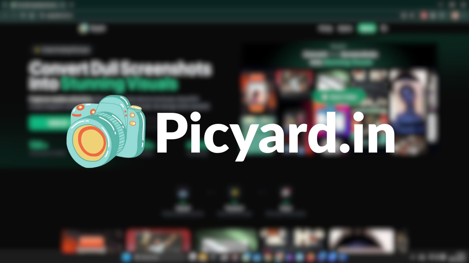 Picyard.in convert | Picyard : l’alternative à Canva pour des captures d’écran soignées