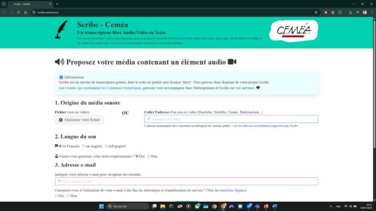 Cemaea Scribe - Ceméa: the tool you need to transcribe your audio files?