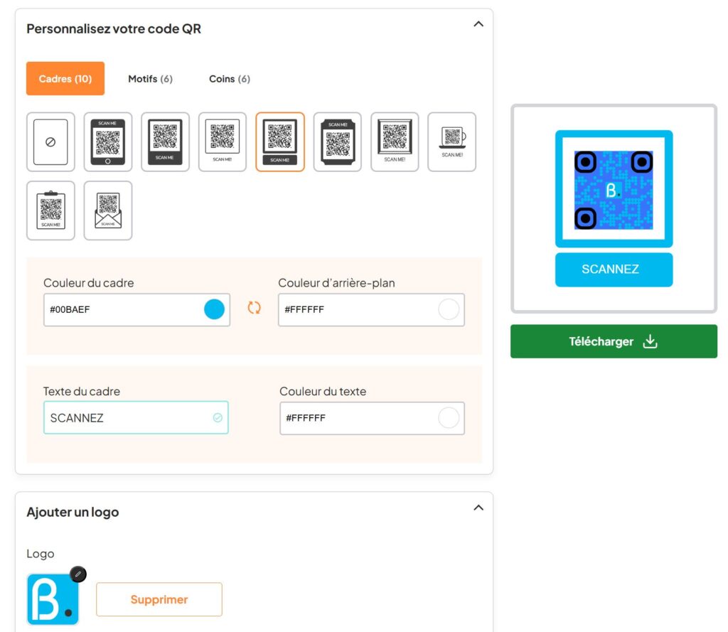 OnlineQRCode.fr : un générateur de QR code en ligne complet pour tous les besoins 2 onlineqrcode personnalisation | OnlineQRCode.fr : un générateur de QR code en ligne complet pour tous les besoins