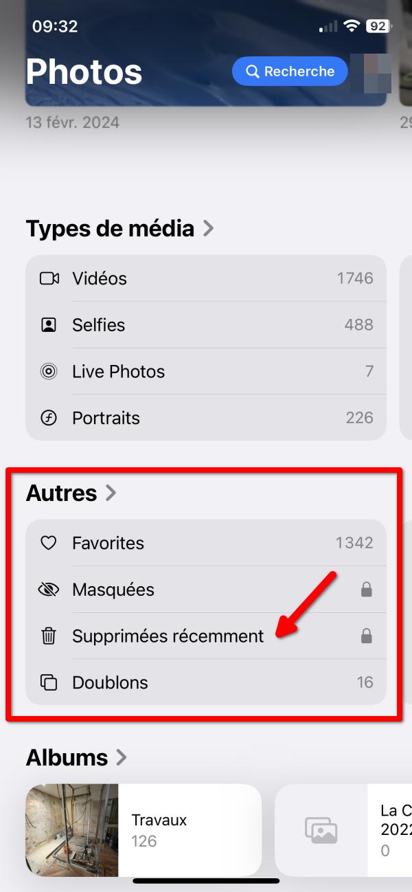 Comment récupérer des photos supprimées sur iPhone