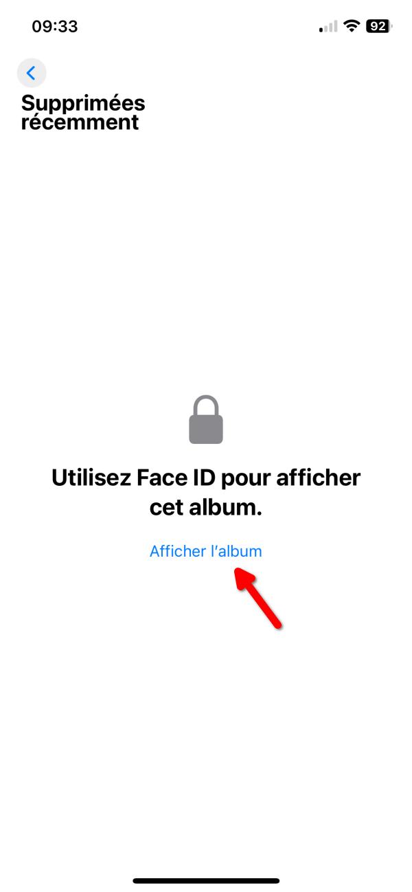 Comment récupérer des photos supprimées sur iPhone