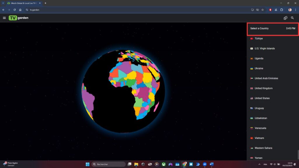 TV.garden : la pépite pour streamer les chaînes TV du monde entier ! 1 TV.Garden-accueil