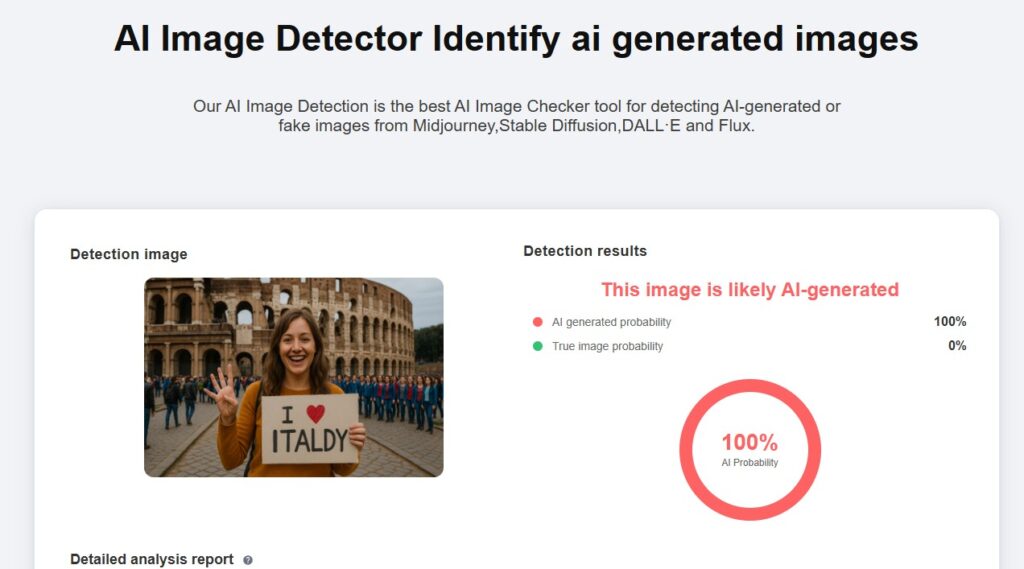 Comment savoir si une image a été générée par IA ? 4 réflexes simples pour ne plus se faire avoir ! 2 ai image detector | Comment savoir si une image a été générée par IA ? 4 réflexes simples pour ne plus se faire avoir !