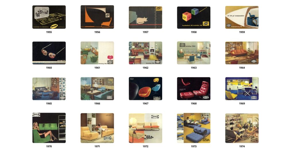 Retrouvez 71 ans de catalogues IKEA sur ce site incroyable 1 Catalogues IKEA