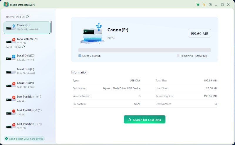 Récupérez les données perdues de votre disque dur externe avec Magic Data Recovery 2 recuperer donnees magic data recovery 3 | Récupérez les données perdues de votre disque dur externe avec Magic Data Recovery